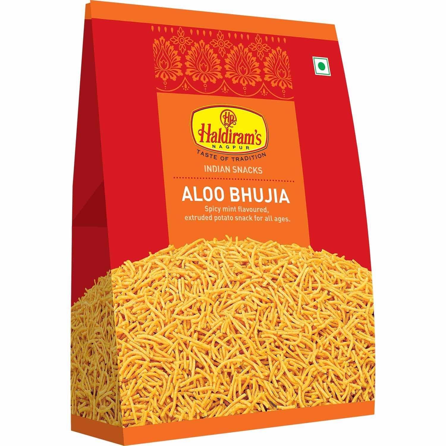 Haldiram Aloo Bhujia Standy 200 Gm - Pack of 10