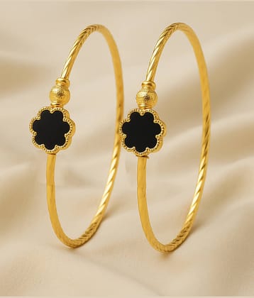 SHANKHRAJ MA LL Gold Bangle ( Pack of 1 )