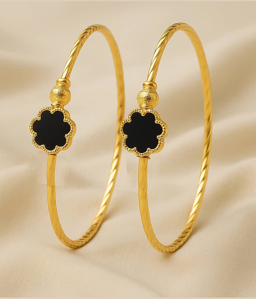 SHANKHRAJ MA LL Gold Bangle ( Pack of 1 )