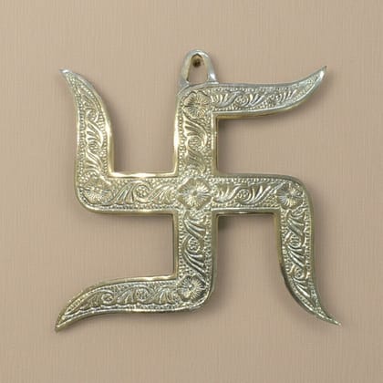 Brass Wall Hanging Swastik | Vastu Entrance Decor | Positive Energy Symbol, Height : 8 Inch (FMAS787 E) Brass Wall Hanging Swastik | Vastu Entrance Decor | Positive Energy Symbol, Height : 8 Inch (FMAS787 E)