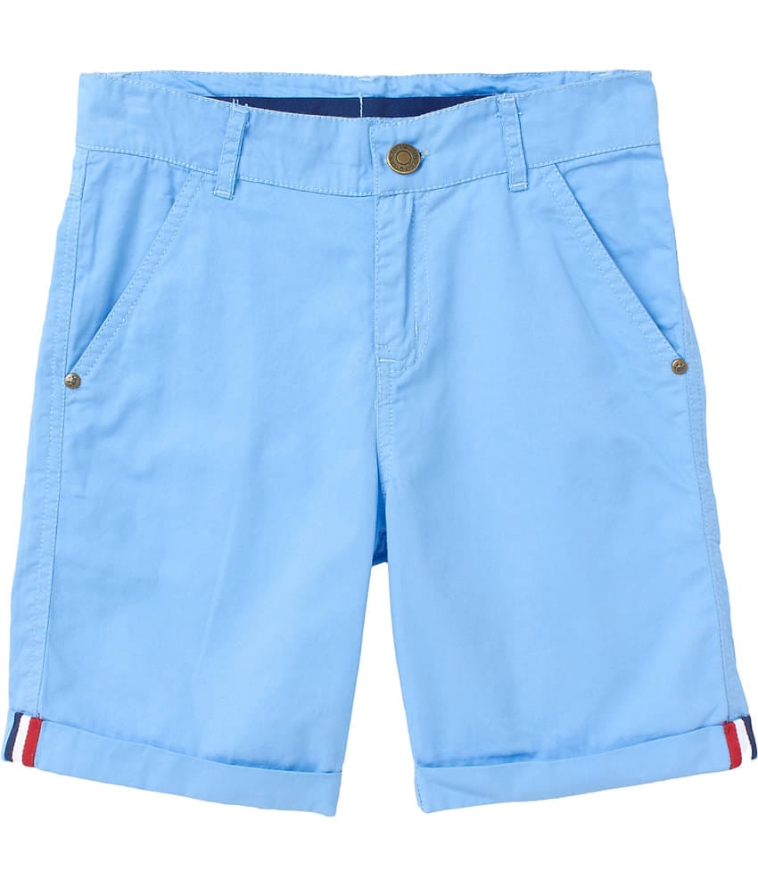 Cub Mcpaws Pack of 1 Cotton Blend Shorts For Boys ( Sky Blue )