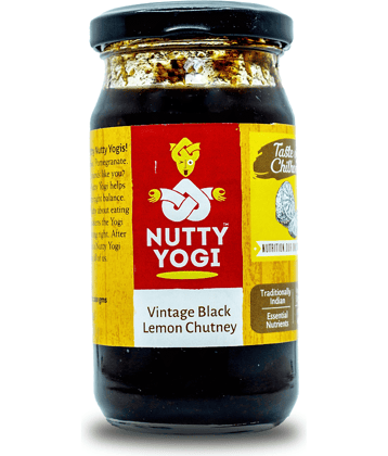 Nutty Yogi Vintage black lemon Chutney 200 g