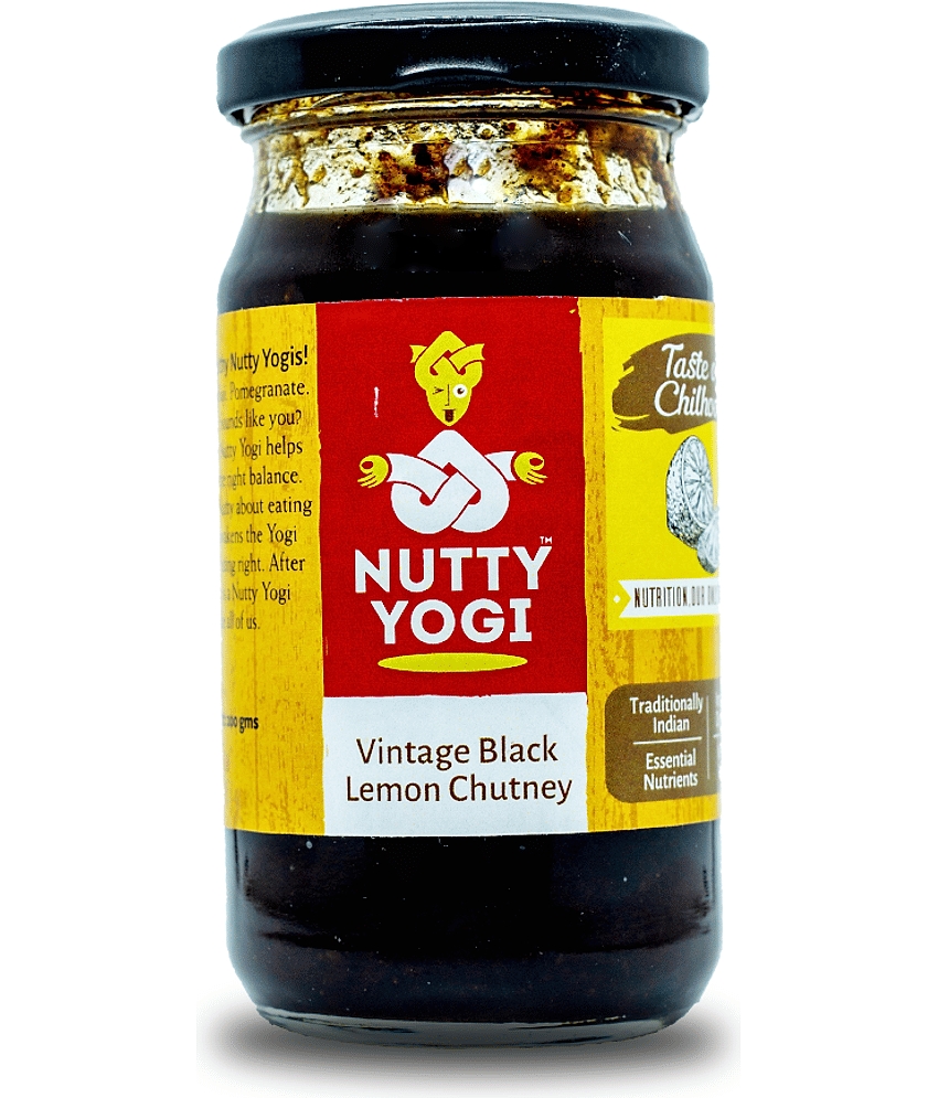 Nutty Yogi Vintage black lemon Chutney 200 g