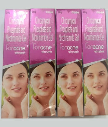 FORACNE CREAM 20 GM ( PACK OF 4) Night Cream 80 gm Pack of 4