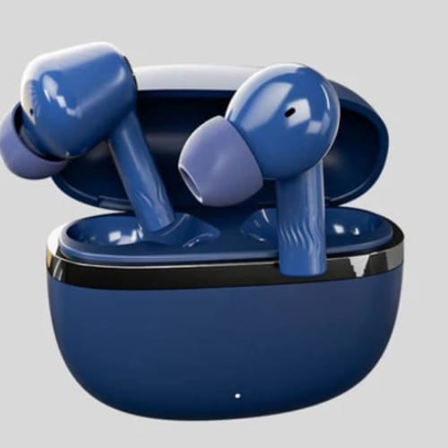 Walta Elite Dome 125 TWS Earbuds Rich Bass Stereo Sound Low latency ANC & ENC BT 5.3-Blue