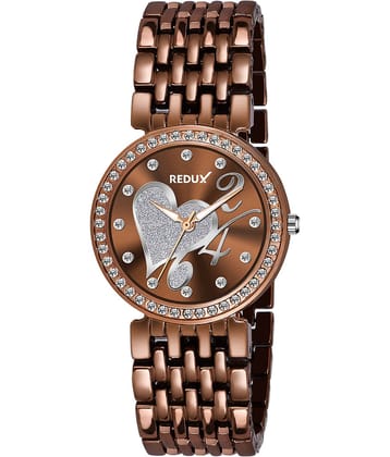 Redux GW-211 Brown Dial Analogue Watch for Women's & Girl's