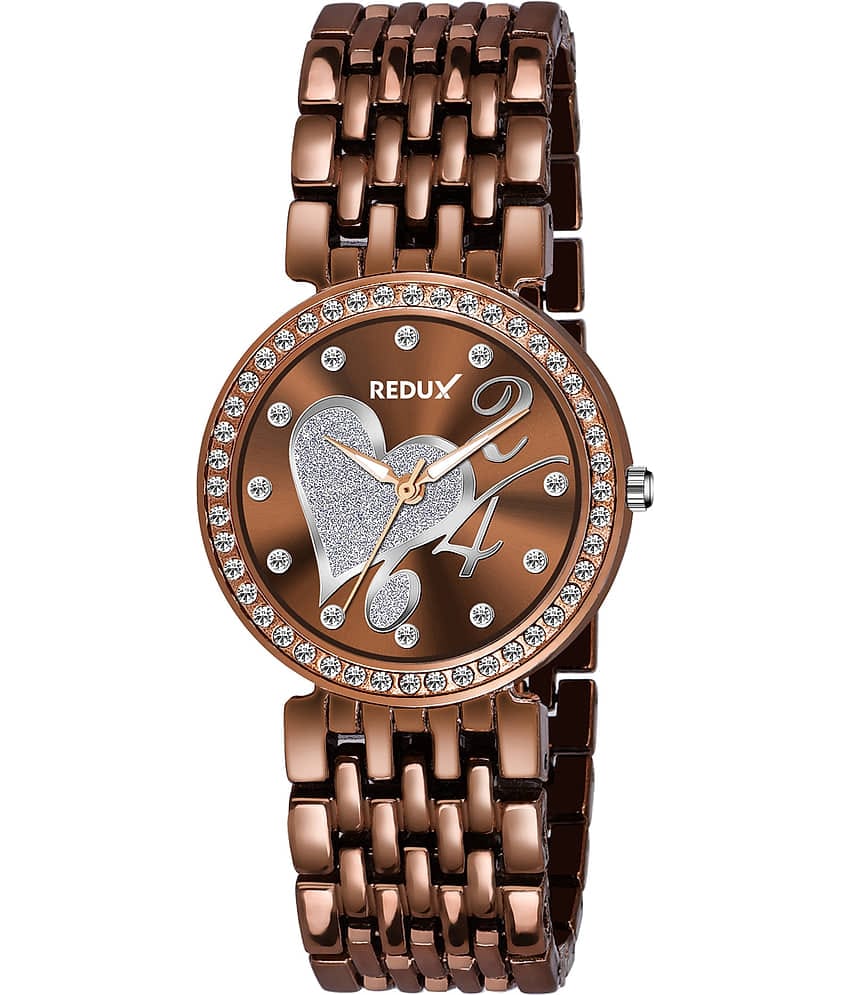 Redux GW-211 Brown Dial Analogue Watch for Women's & Girl's
