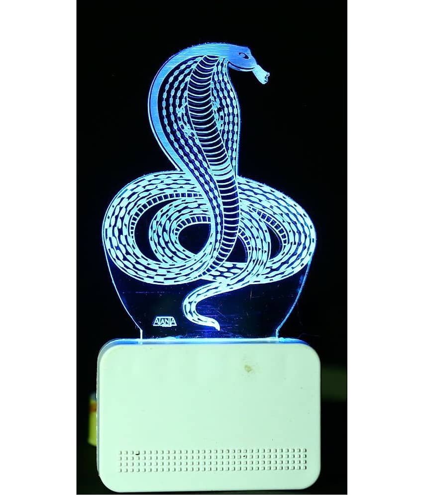 SUPER AJANTA sesnag 2003 Night Lamp Multi - Pack of 1