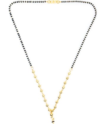 Sunhari Jewels - Golden Mangalsutra ( Pack of 1 )