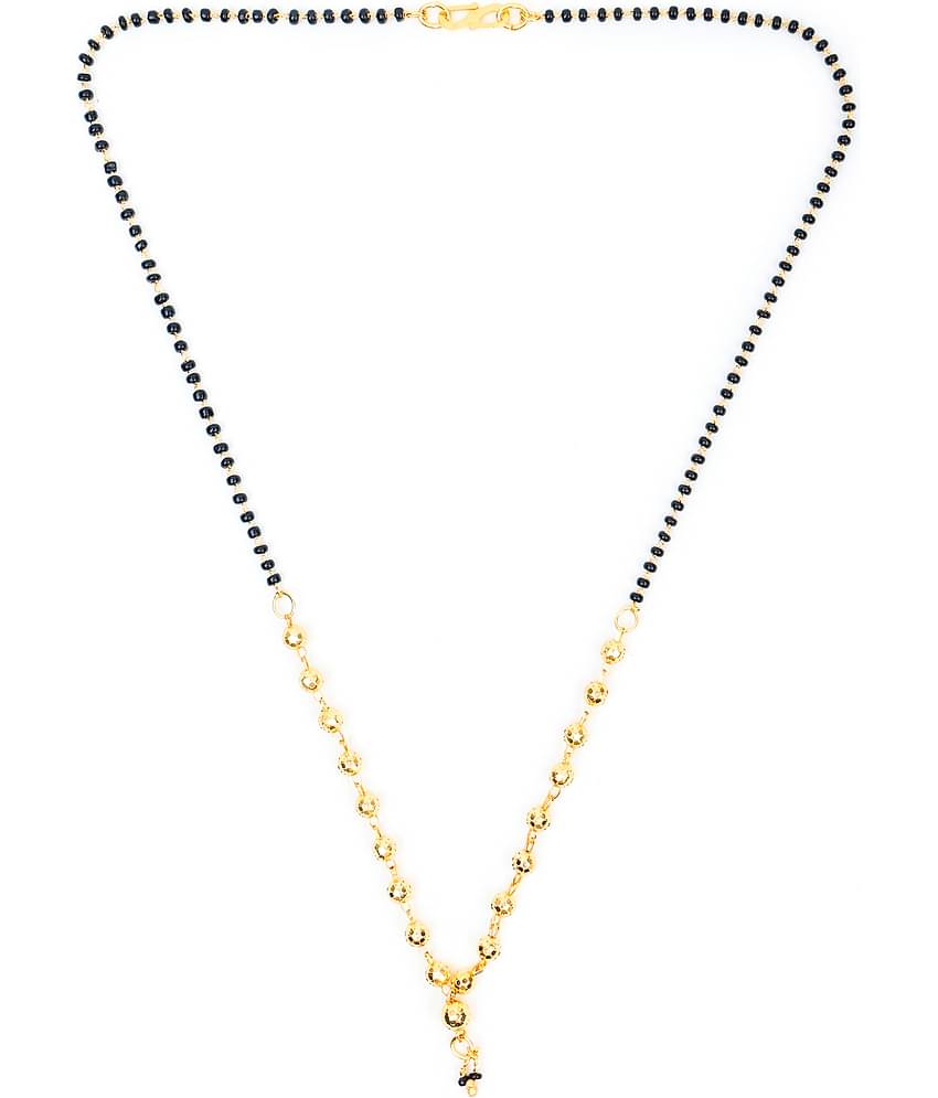 Sunhari Jewels - Golden Mangalsutra ( Pack of 1 )