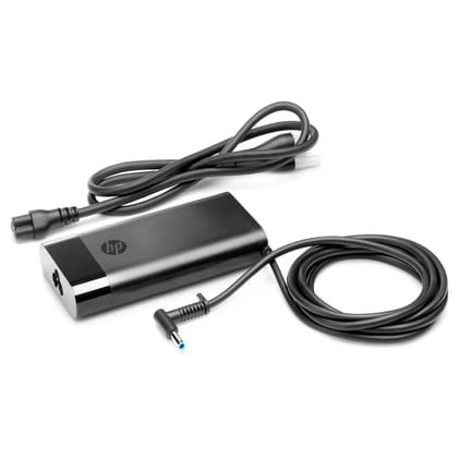 HP 150W Slim Blue Pin Smart 4.5mm AC Adapter With Power Cord- Pin Size: 4.5mm * 2.9mm