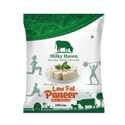 Milky Haven Low Fat Paneer 200g High Protein Milky Haven Low Fat Paneer 200g High Protein