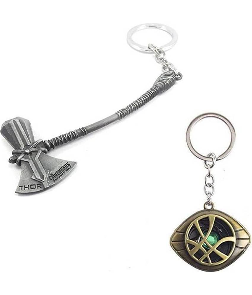 ZYZTA - Multicolor Men's Decorative Keychain ( Pack of 2 )