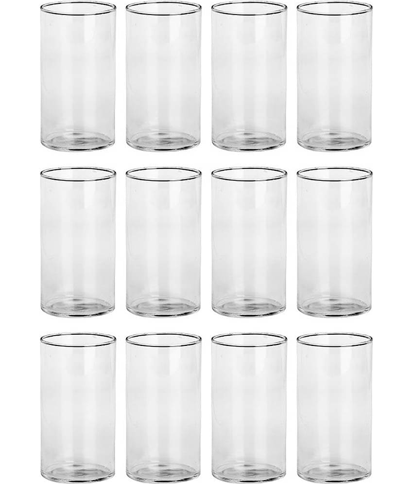 Afast Glass Wine Glasses, Clear, Pack Of 12, 250 ml