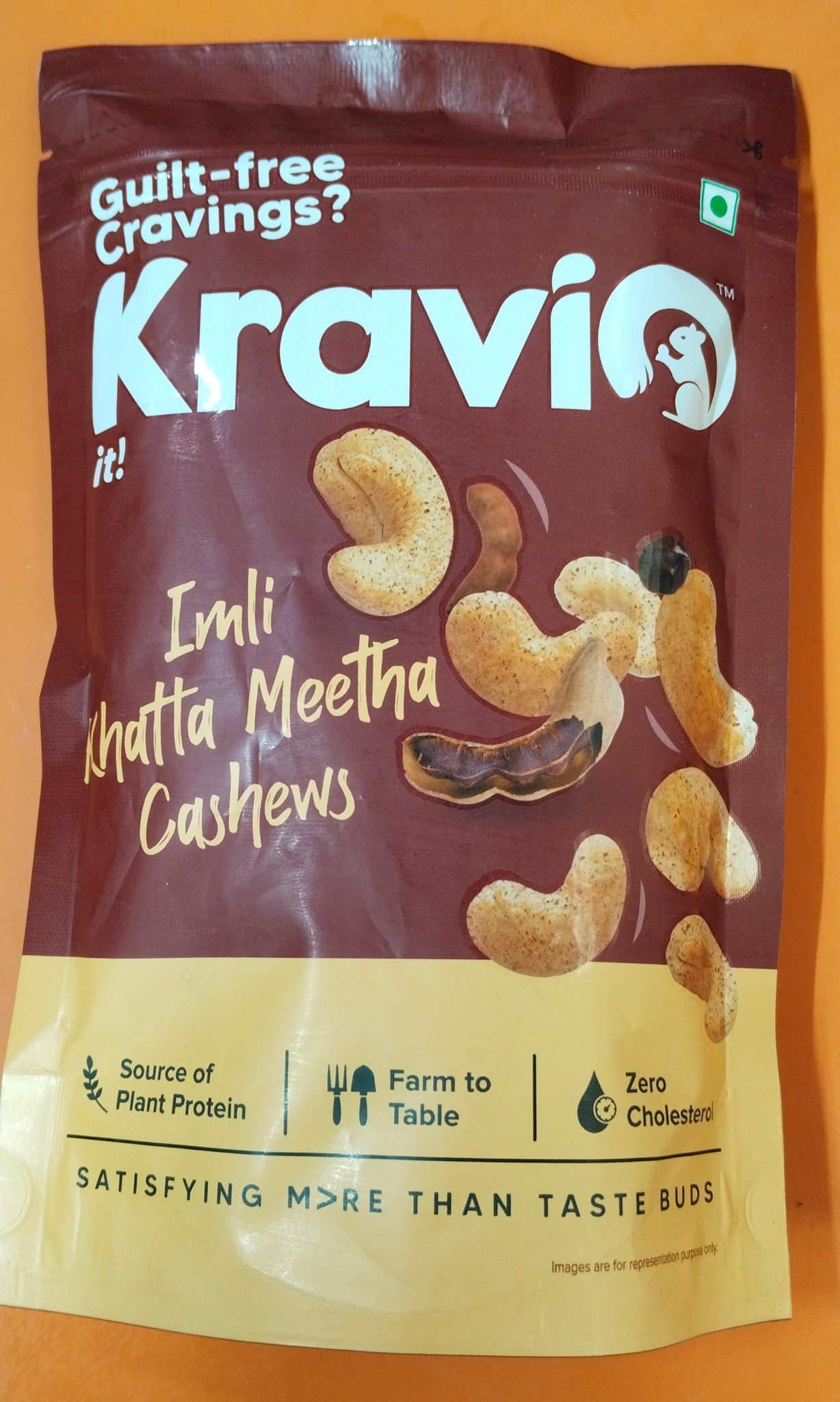 Kravio iml khatta meetha cashews 200 g