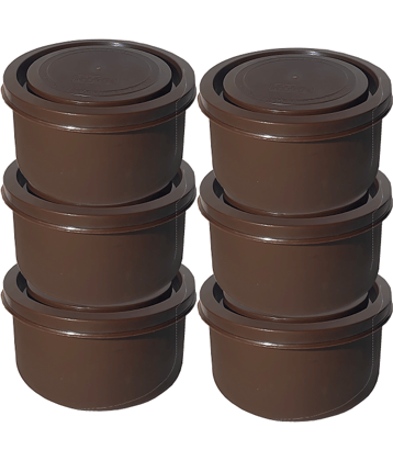 Kitcorner Stainless Steel Lunch Box 6 - Container ( Pack of 6 )