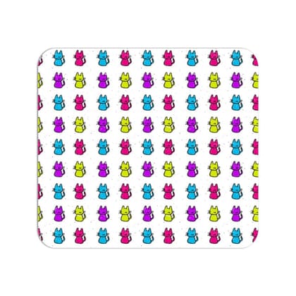 Cats In Colour Mouse Pad