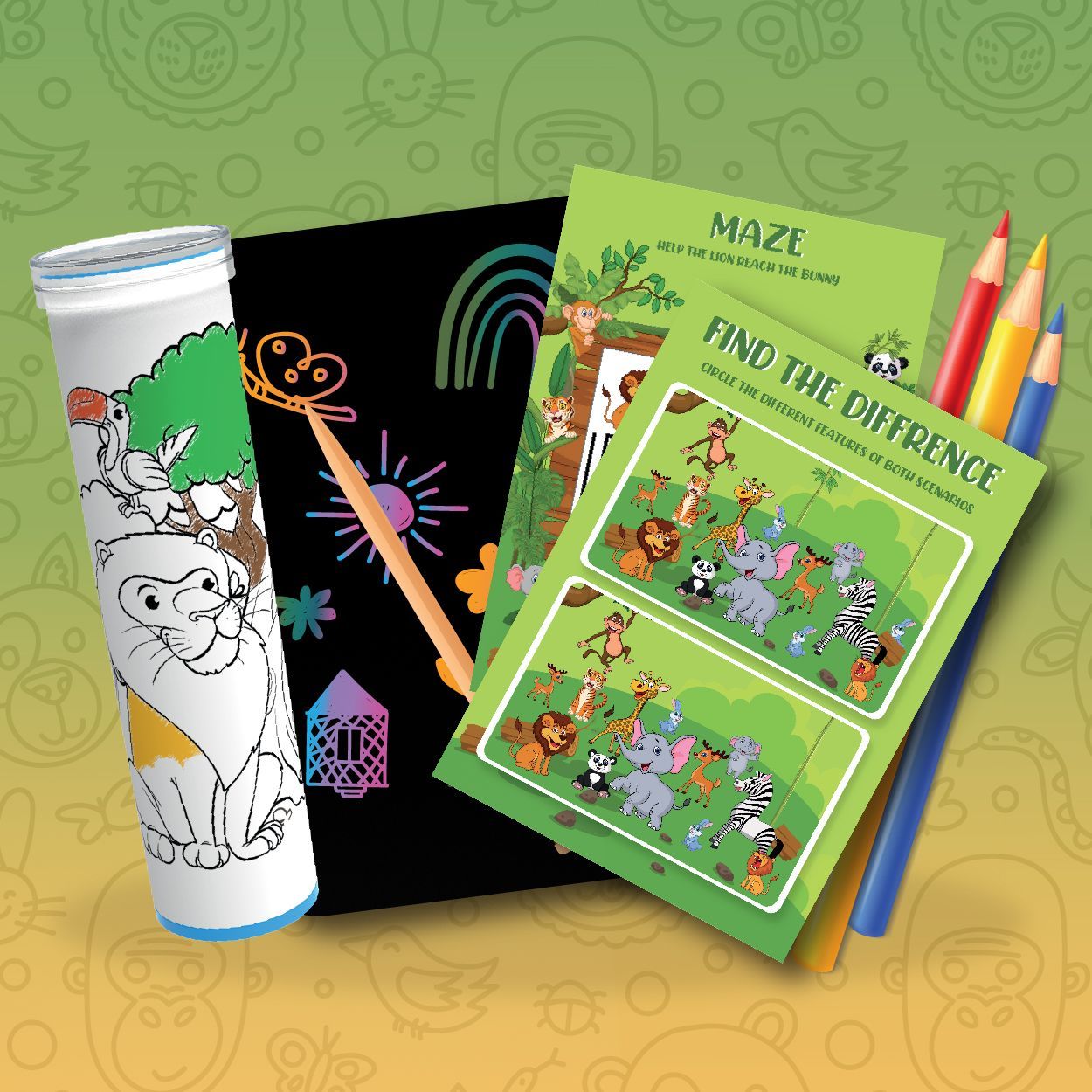 PlayMagic BrainActiv Ultimate Activity Kit - Animal Adventure