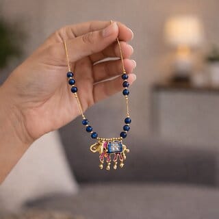 Invisible Chain 1 Layer, Dark Blue Colour, 1 Qty