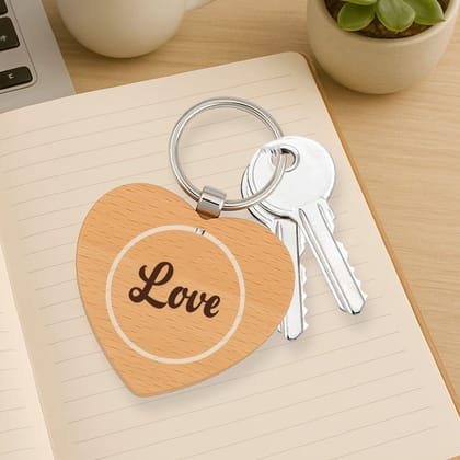 Custom Rotating Wooden Keychain : Stylish and Functional