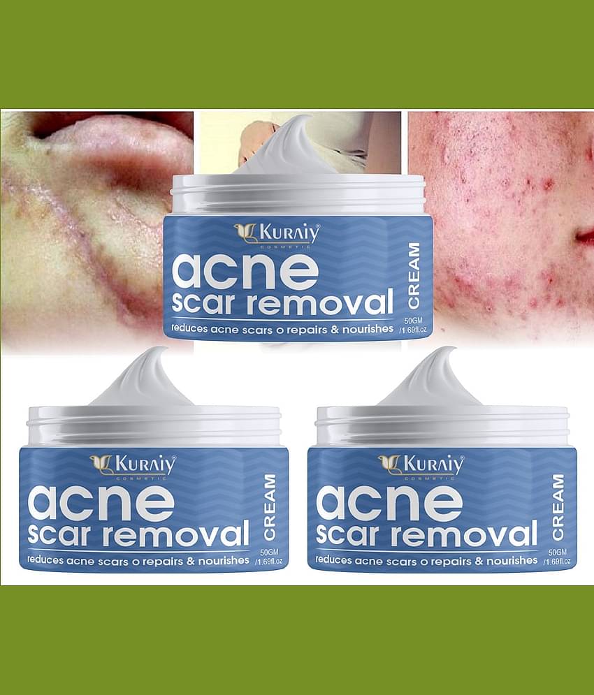 KURAIY Scar Removal Cream Gel Remove Acne Spots Treatment Pack of 3