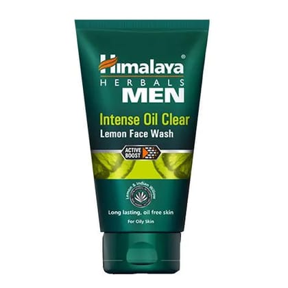 Himalaya Men Intense Oil Clear Lemon Face Wash, 50 ml
