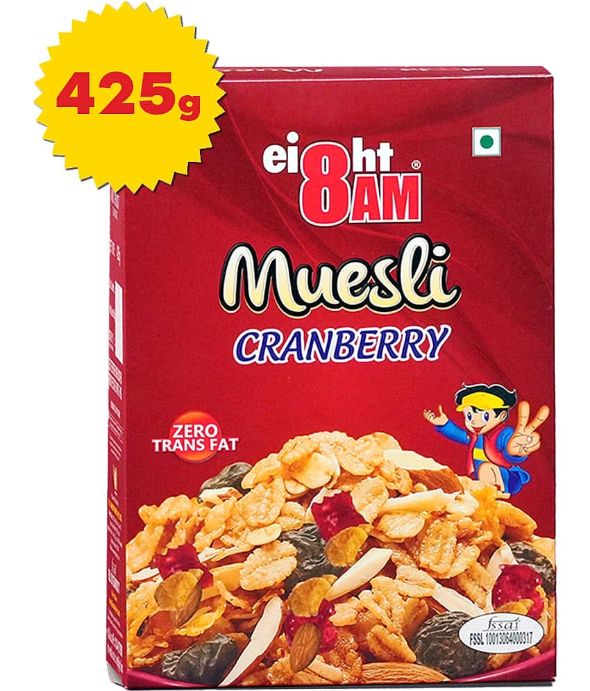 8AM Cranberry Muesli 425 gm