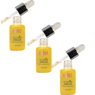 Lotus Herbals Whiteglow Vitamin C And Gold Radiance Face Oil For Dull  Dry Skin Intense Hydration 15Ml  (Pack Of 3)