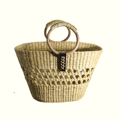 Natural Fibre Picnic Basket