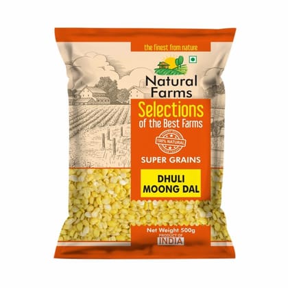 Natural Farms Dhuli Moong 500 g