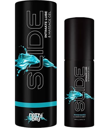 NottyBoy Slide Lubricant Water Based Lube and Message Gel - 100ml