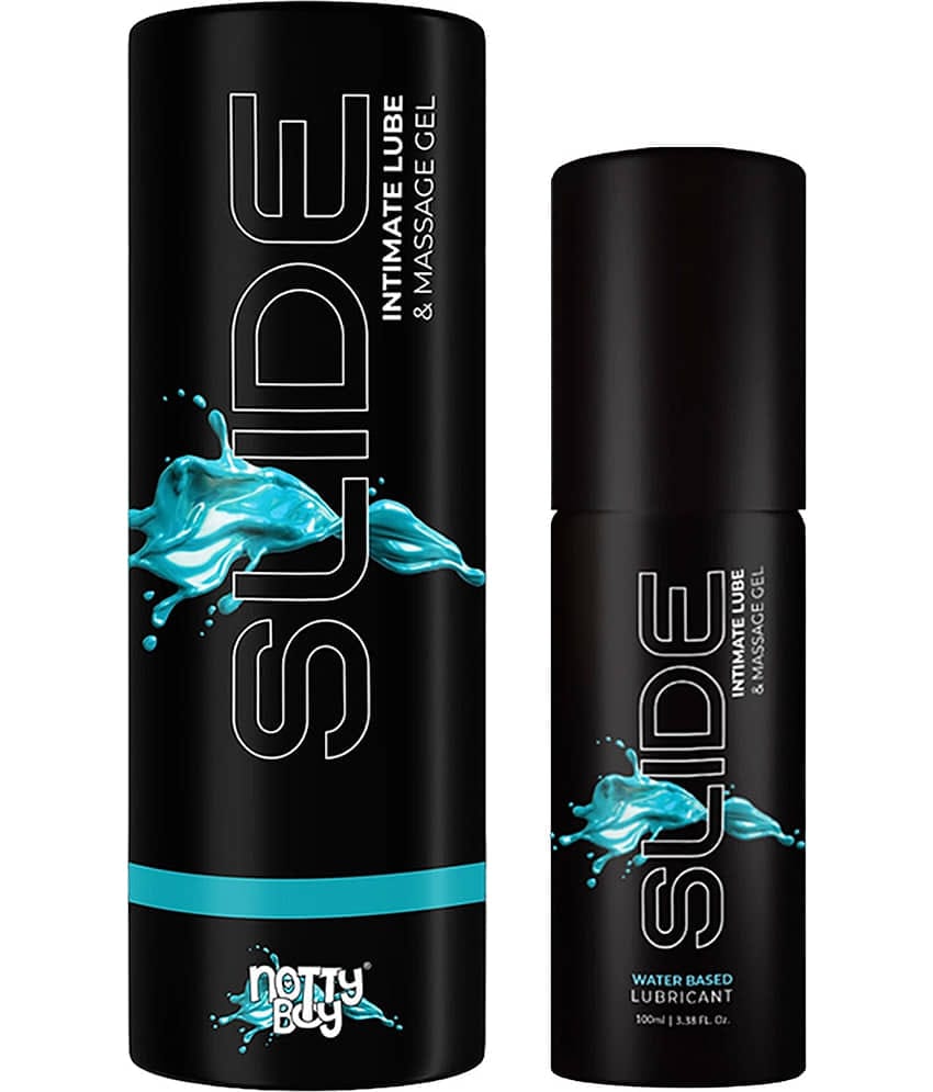 NottyBoy Slide Lubricant Water Based Lube and Message Gel - 100ml