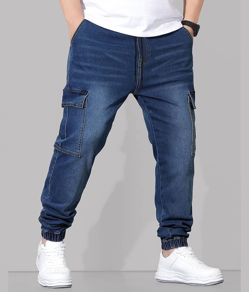 Eyebogler Dyed Men's Jeans - Blue ( Pack of 1 )