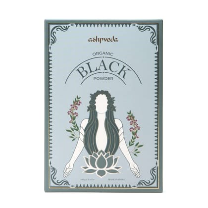 ashpveda Organic Black Hair Color Powder