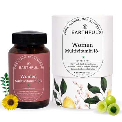 Earthful Multivitamin Women 18+, 60 Capsules