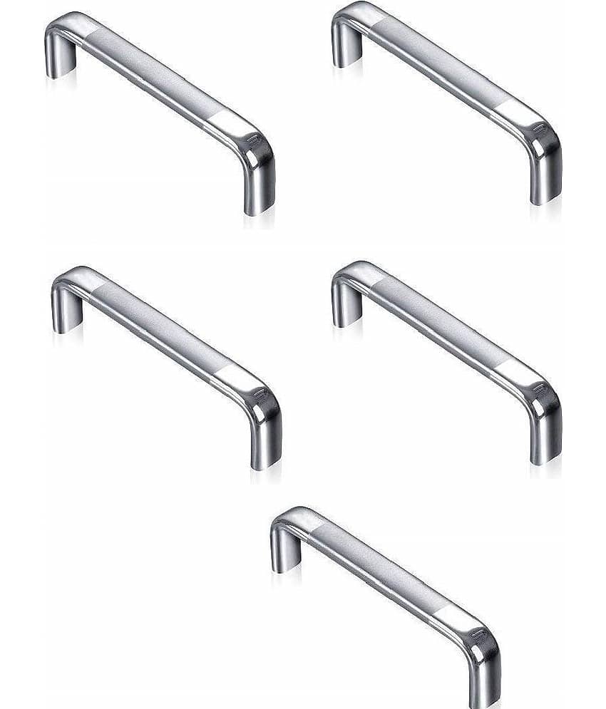 ONMAX Stainless Steel Capsule D Type Drawer, Almirah Wardrobe and Cabinet Handles 4 Inchs Pack of 5 Pcs (SSCB0104)
