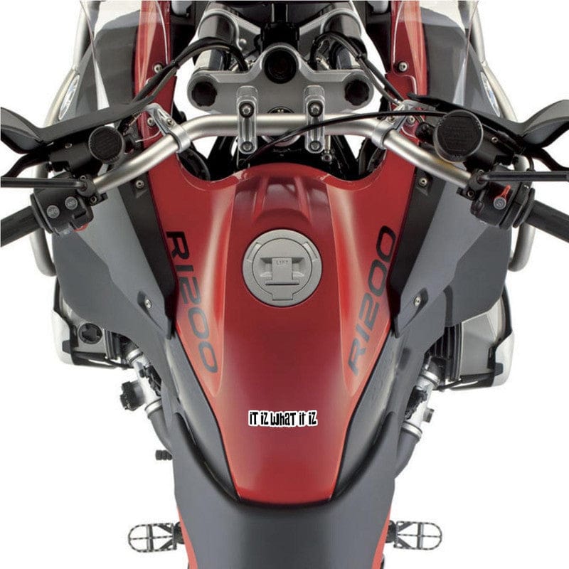 It iz What it iz Bike Fuel Tank Decal