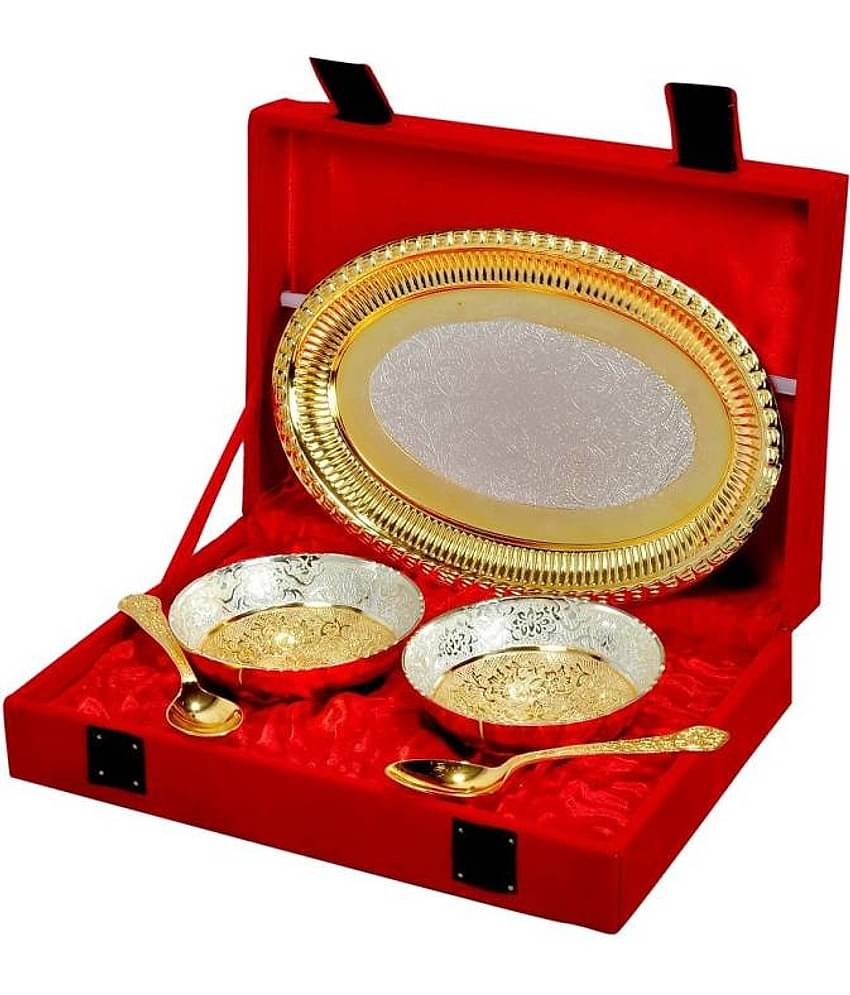 Arsalan Silverplated Gold/Silver Plated Gift Item - Pack of 5