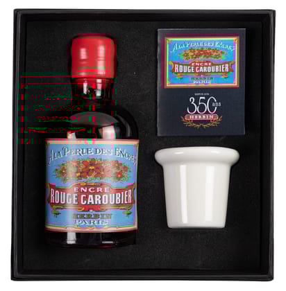 Herbin 350th Anniversary Edition Ink - Rouge Caroubier-100 ml