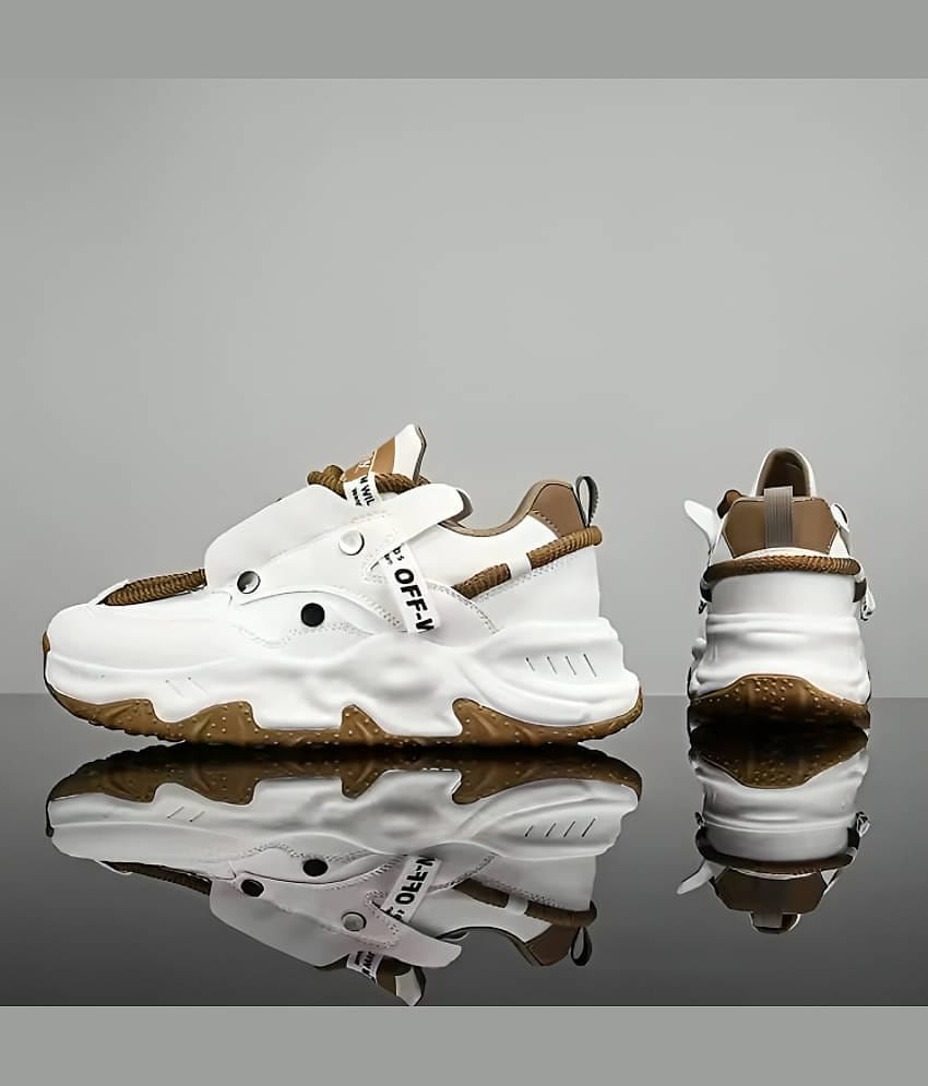 Akiko WAVESTRIDE Brown Men's Sneakers