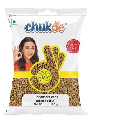 Chukde Spices Sabut Dhania/Whole Coriander Seeds 200gm Chukde Spices Sabut Dhania/Whole Coriander Seeds 200gm