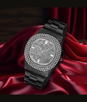 Renaissance Traders - Black Metal Analog Men's Watch