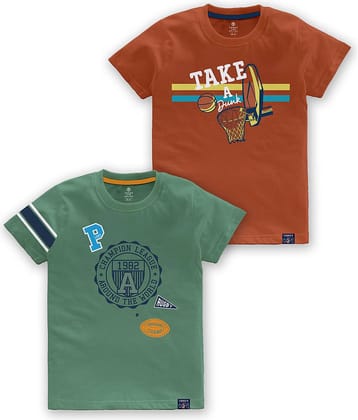 CODEZ Pack of 6 Boys Cotton Blend T-Shirt ( Multi Color )