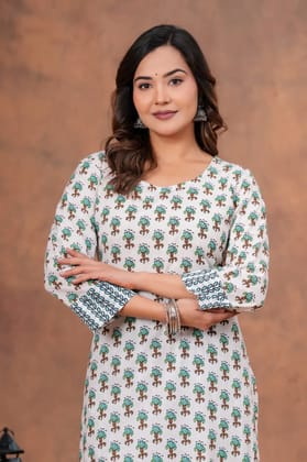 Stitched Cotton Sets Elegant Hand Block Printed Cotton Kurti Sets perfect for daily wear and festive occasions!Comfort fit | Soft breathable fabric |Pure Cotton 60*60
