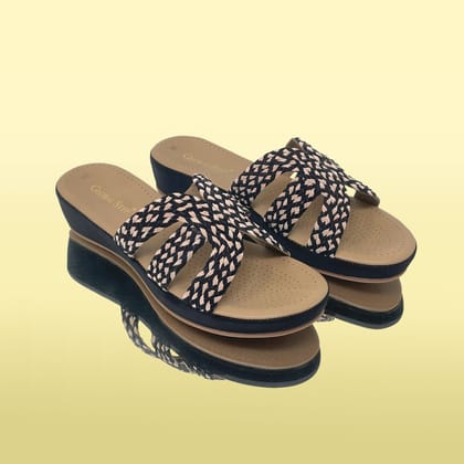 Exquisite soft heel platforms-Black / 38