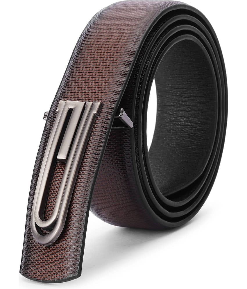 Kastner - Brown Faux Leather Men's Casual Belt ( Pack of 1 )