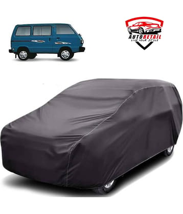 AutoRetail Car Body Cover for Maruti Suzuki Omni With Mirror Pocket ( Pack of 1 ) , Grey
