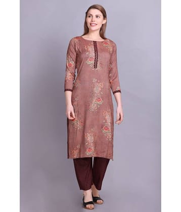 ELTHIA - Multicoloured Cotton Women's Straight Kurti ( Pack of 1 )