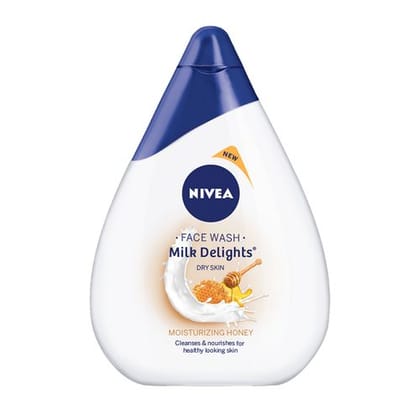 Nivea Women Face Wash For Dry Skin, Milk Delights Honey, 50 ml