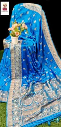 PURE GAJJI KATAN  BANARASI SILK